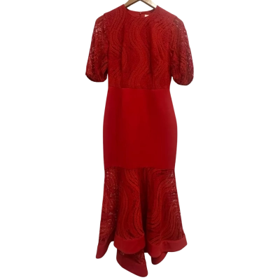 Keepsake the Label Womens  Size S Midi Dress Red 