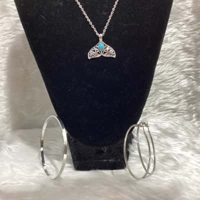  Womens Bangle / Earrings / Necklace Blue / Other 