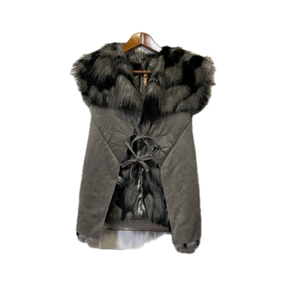 Cooper St Womens Faux Fur Lined Vest Size 14 Black  / Grey / Multicoloured / Off White / White 