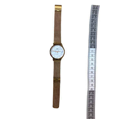 Elite Womens Watch Gold Straps