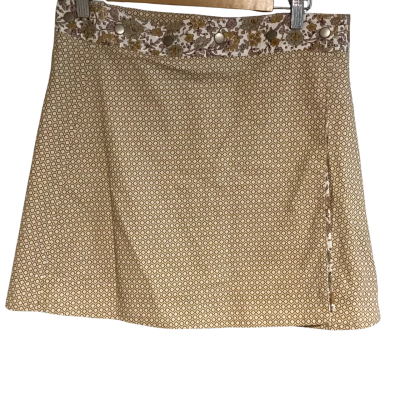 Miss Jane reversible skirt Size One Size Cream / Floral / Nude / Orange / Pattern / Pink  