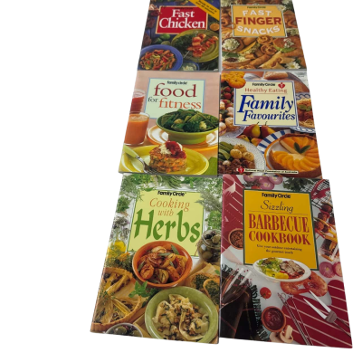 6x family circle mini cookbooks