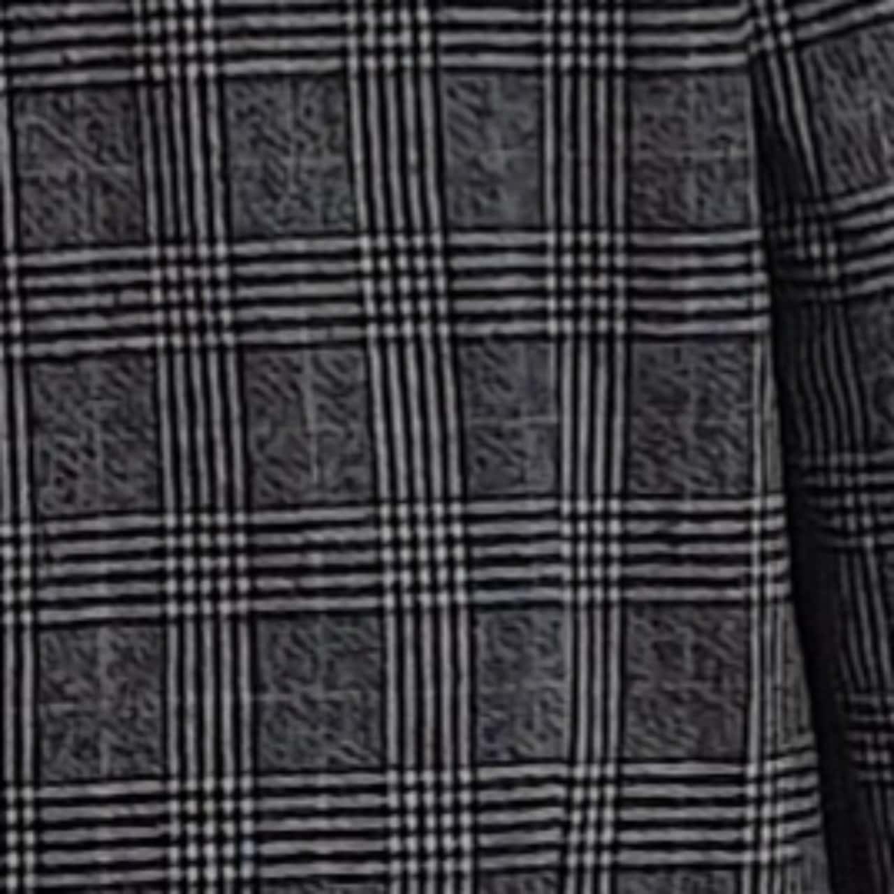 Sportsgirl Women's Prince of Wales Check Coat Grey/White/Black/Brown