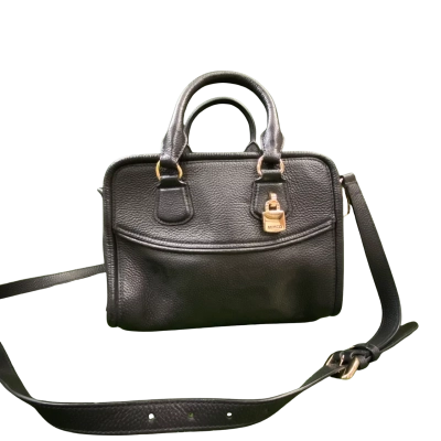 Mimco Black Leather Handbag