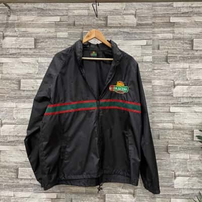 VB Racing Mens  Size L Winter Jacket Black  / Green / Red 