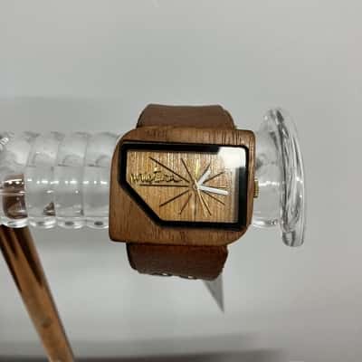 Mistura Pellicano Wooden Wristwatch Brown / Gold 