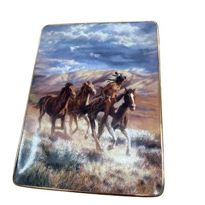 Victory at dusk franklin mint heirloom collector plate - Detha Watson And Tom Beecham