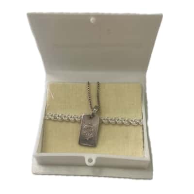  Womens Pisces Necklace Box Chain Sterling Silver 