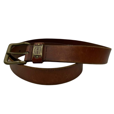 Fossil Mens  Size 105 - 42 Brown Leather Fit Waist 105 - 115 cm    Shows signs of wear