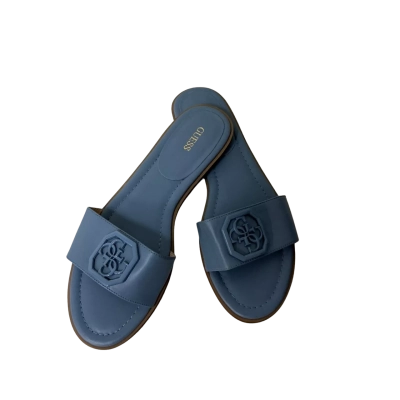 Guess Slides As New  Size 10 Flats Blue 