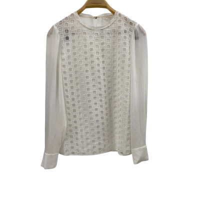Ted Baker Women's Size 8 Long Sleeve Top White 