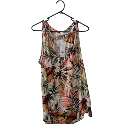 Millers Women's Size 20 Sleeveless Top Floral / Multicoloured 