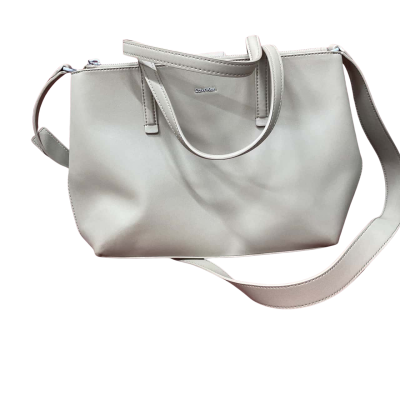 Calvin Klein Womens Tote Bag Beige 