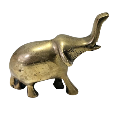 3 Inch Brass Elephant.