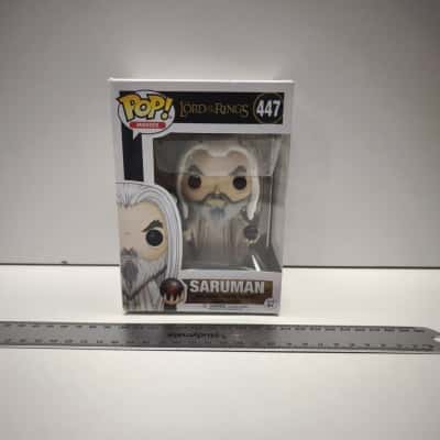 Funko Pop Movies Lord Of The Rings Saruman 447 Vinyl Figure In Box