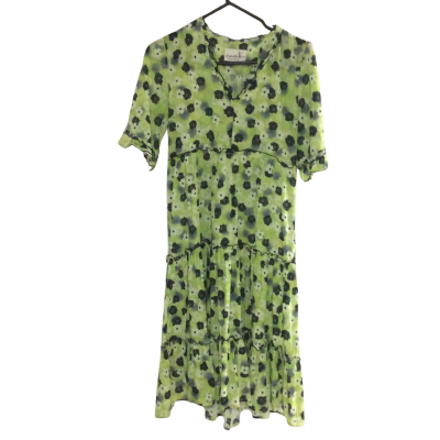 Trelise Cooper Womens  Size XS Floral Dress Floral / Green / Navy Blue / Off White 