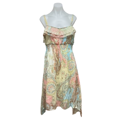 Crossroads Womens Size 16 Midi Dress Multicoloured / Pattern 