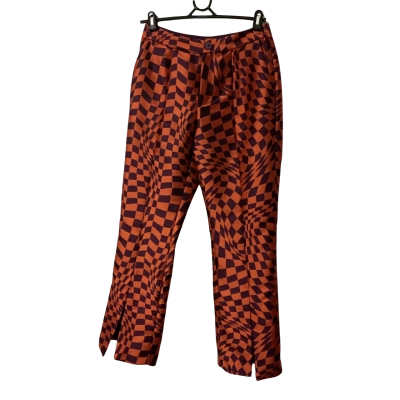 Womens Gorman Size 10 Wide Leg Pants Orange / Purple 