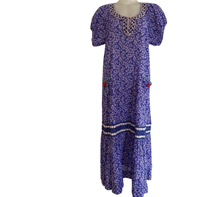 BNWT**Naudic  Sao Paulo Lullaby Maxi Dress Purple.  Size XL 