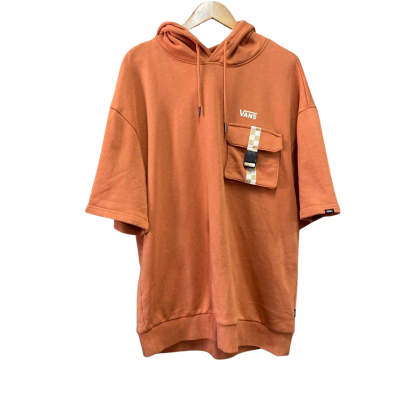 Vans Mens  Size L Hooded Jumper Orange 