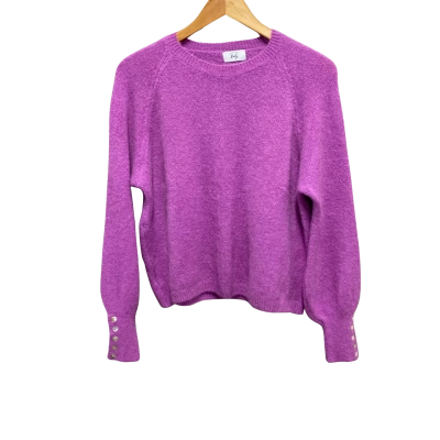Love From Italy Women's  Size L Crew Neck Jumper Purple 