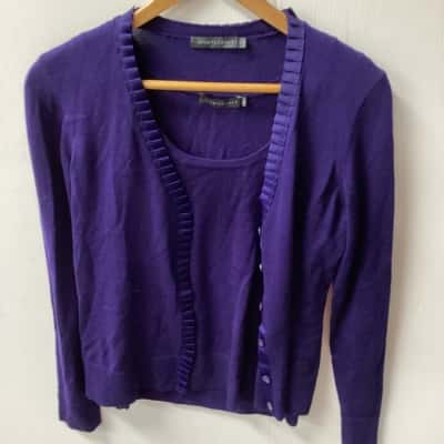 Sportscraft  Womens  Size S top/ cardigan set (I)