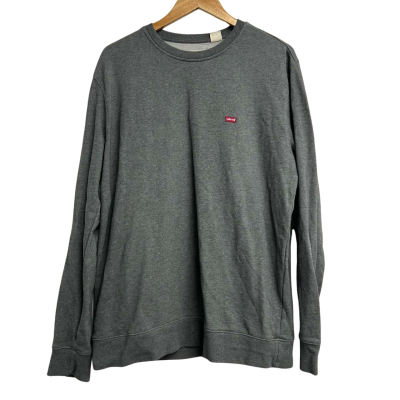 Levi’s Mens Size L Grey Crew Neck Jumper  