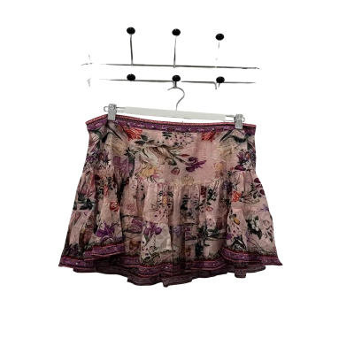 Camilla Womens  Size L Mini Skirt Floral / Pink  