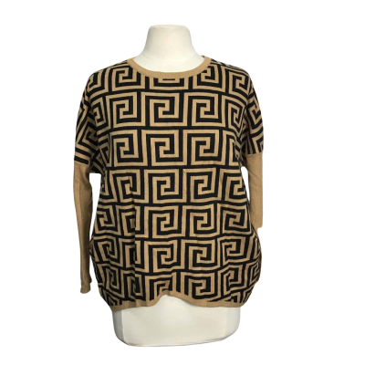  Paramour Womens  Size S/M Patterned Knit Jumper 