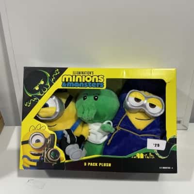 Minion & Monsters 3 Pack Plush Toys
