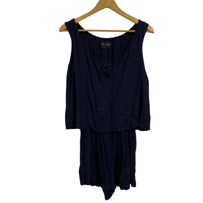 Decjuba Womens  Size S Navy Blue play suit 