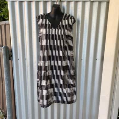 Marimekko Linen  Size 10 Sleeveless Dress  