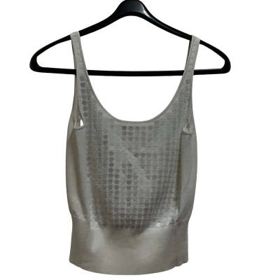 Ted Baker Womens  Size 10 Singlet Top Pattern / White 