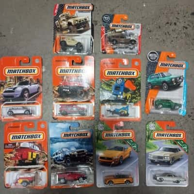 10 x Assorted Matchbox Models
