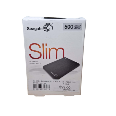 Seagate Backup Plus Slim Portable Hard drive 500GB