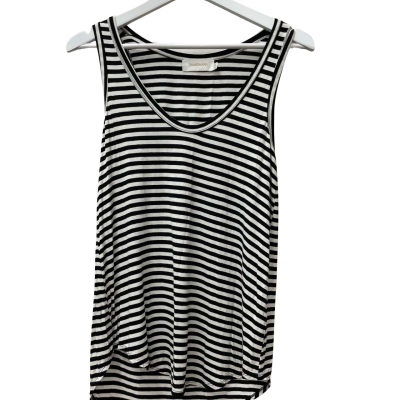 Zimmermann Womens  Size 1 Singlet Top Black  / Striped / White 