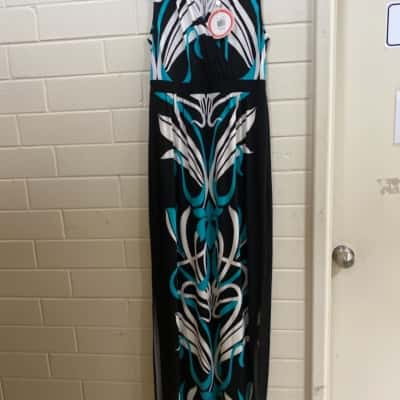 Leona Edmiston Womens  Size 10 Casual Dress Floral 