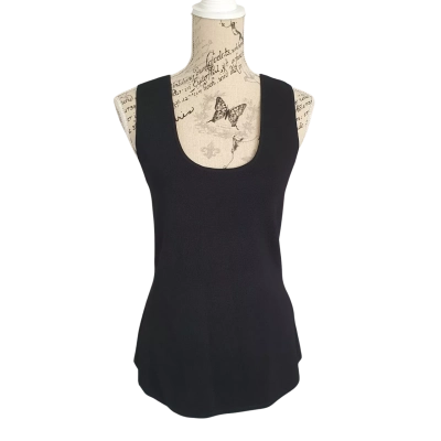 Portmans Womens  Size L Tank Top Black BNWT 