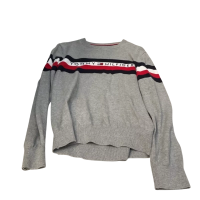 Mens Tommy Hilfiger Size S Jumper Blue / Grey / Red / White 