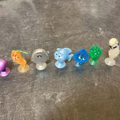 Coles stikeez, 7 rare 