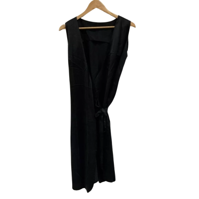 Wayne Cooper Womens  Size 3 Wrap Dress Black