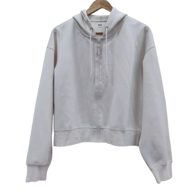 Uniqlo Womens  Size XL Hooded Jacket Beige (15)