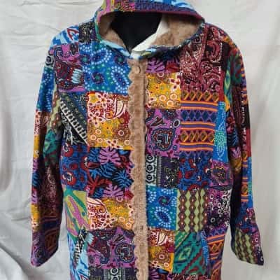  Colourful Womens Fully Lined Size S Hooded Jacket 