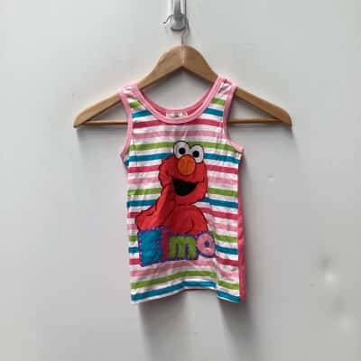 NEW - Kids Sesame street Size 4-6 2 piece Swimwear Multicoloured