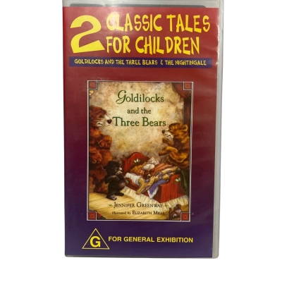 Goldilocks and the Three Bears & The Nightingale Two Classic Tales for Children VHS Video Tape
