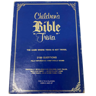 Children’s Bible Trivia Board Game
