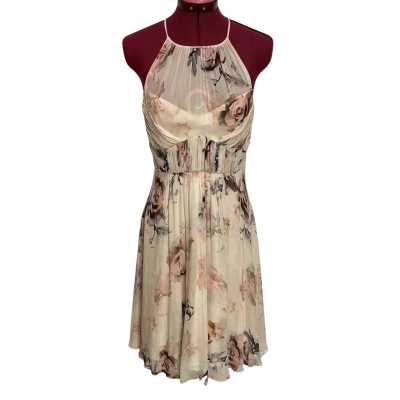 Forever New Womens  Size 8 Sleeveless Dress  Floral / Pink  