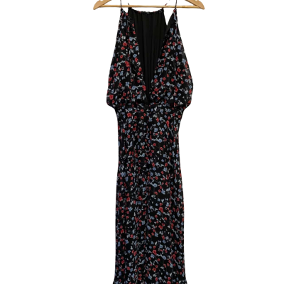 Atmos&Here Womens  Size 12 Floral Dress Black  / Floral 