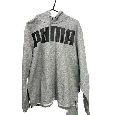 Puma Mens  Size L Hoodie Grey 