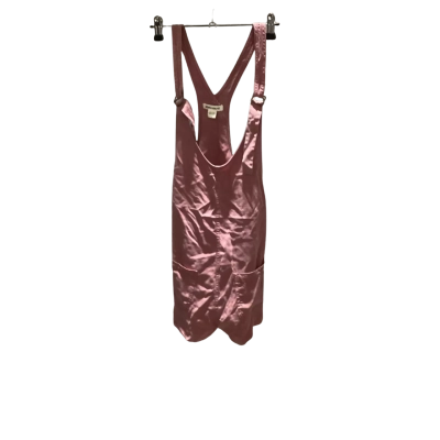 Billabong Womens  Size 8 Overall Shorts Pink  